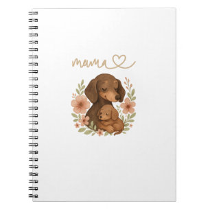 Dachshund Mama Mother's Day Notebook