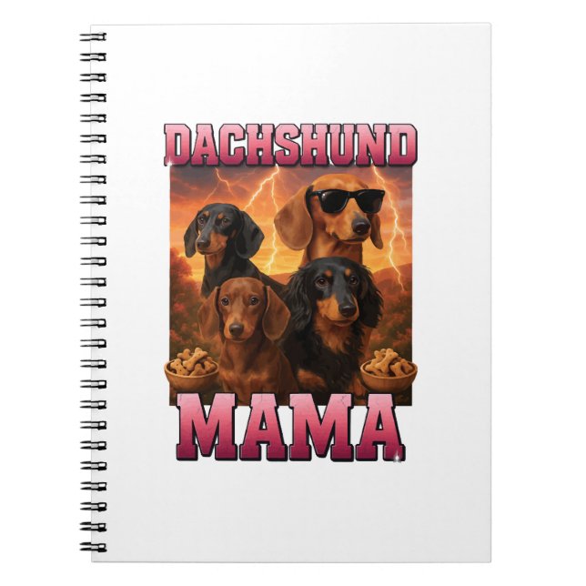 Dachshund Mama Notebook (Front)