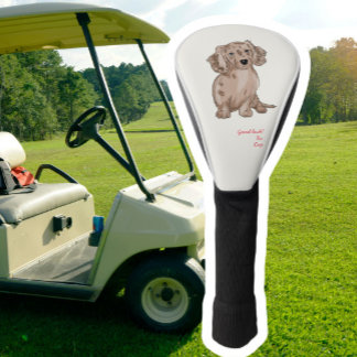 Dachshund Merle Watercolor Dog Golf Head Cover
