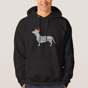 Dachshund Merry Christmas T-Shirt I Doxie Santa Si Hoodie