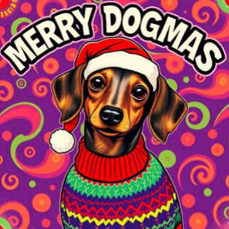 Dachshund Merry Dogmas Sweatshirt