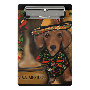 Dachshund mini clipboard