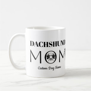  Dachshund MOM Birthday Gift For Mom, Dog Mom Coffee Mug
