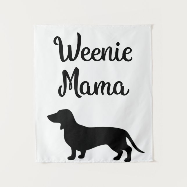 Dachshund Mom Weiner Dog Womens Tapestry (Front)