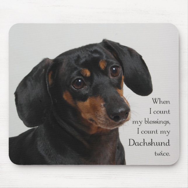 Dachshund Mousepad (Front)