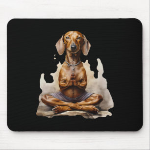 Dachshund Muay Thai Boxing Karate Kickboxing Marti Mouse Pad