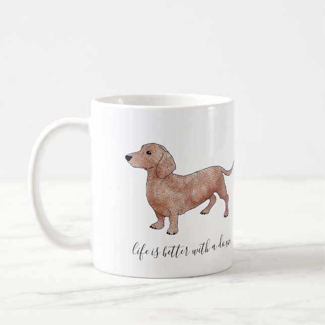 Dachshund mug (Left)