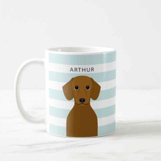 Dachshund Mugs (Left)