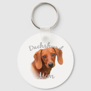 Dachshund Mum 2 Key Ring