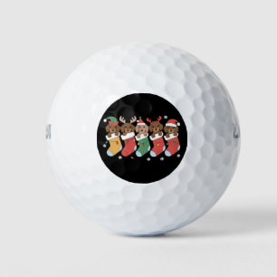 Dachshund Mum Christmas Dog Lover Gift New Year Golf Balls