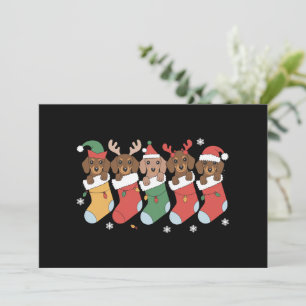 Dachshund Mum Christmas Dog Lover Gift New Year  Holiday Card