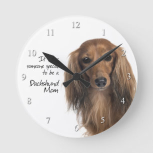Dachshund Mum Clock