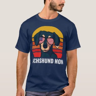 Dachshund Mum Funny Weiner Dog Women T-Shirt