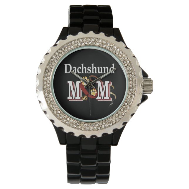 Dachshund Mum Gifts Watch (Front)