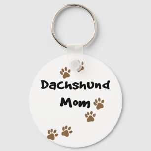 Dachshund Mum Key Ring