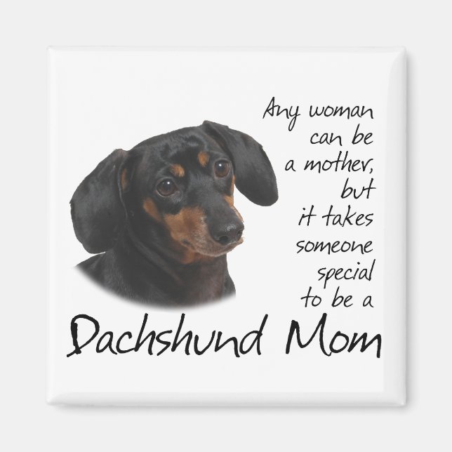 Dachshund Mum Magnet (Front)