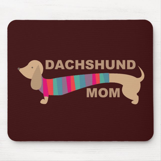 Dachshund Mum Mouse Pad (Front)