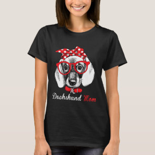 Dachshund Mum Shirt For Doxie Wiener Lovers-Mother
