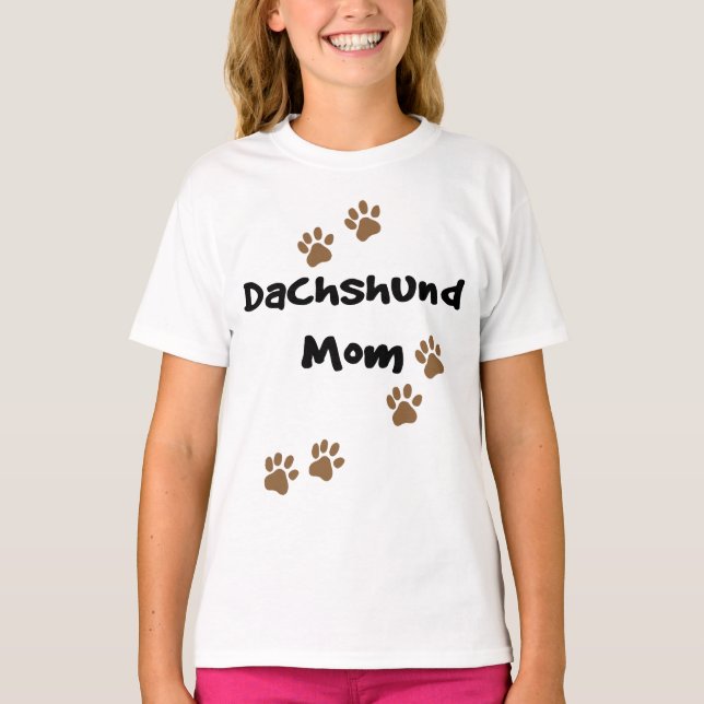 Dachshund Mum T-Shirt (Front)