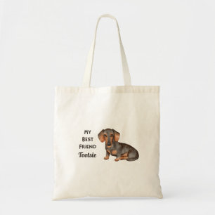 Dachshund My Best Friend Custom Name   Tote Bag