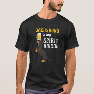 Dachshund My Spirit Animal Wiener Sausage Puppy O T-Shirt