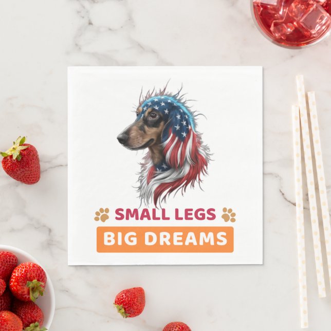 Dachshund Napkin (Insitu)