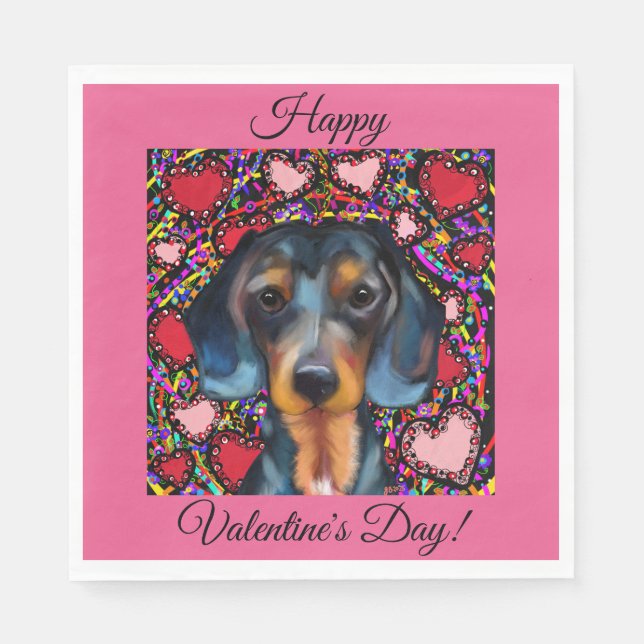 DACHSHUND NAPKIN (Front)