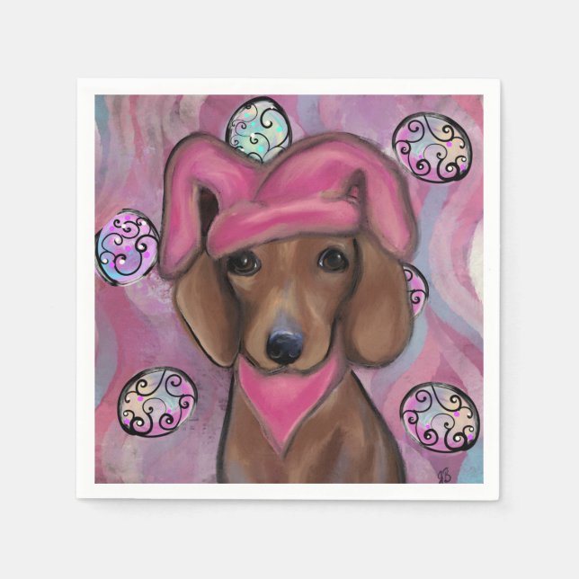 Dachshund         napkin (Front)