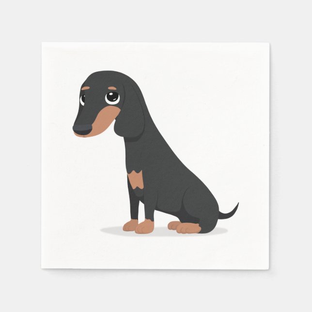 Dachshund Napkin (Front)