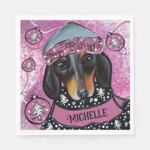 DACHSHUND NAPKIN