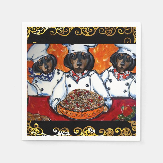 DACHSHUND   NAPKIN (Front)