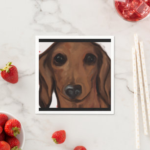 DACHSHUND                  NAPKIN