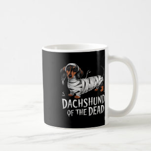 Dachshund Of Dead Halloween Mummy Dog Coffee Mug