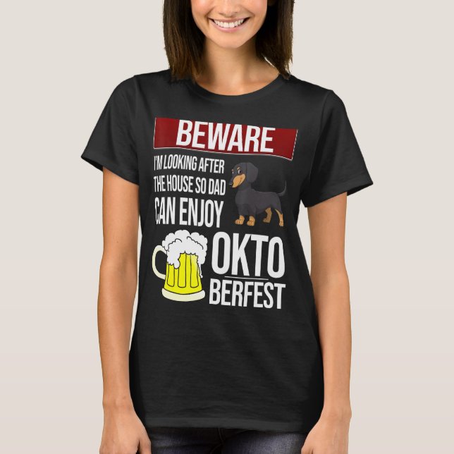 Dachshund Oktoberfest T-Shirt (Front)