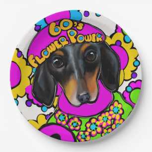 DACHSHUND PAPER PLATE