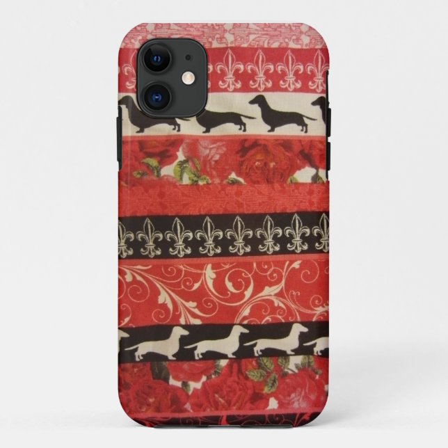 Dachshund Parade Case-Mate iPhone Case (Back)