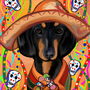 Dachshund Party Invitation