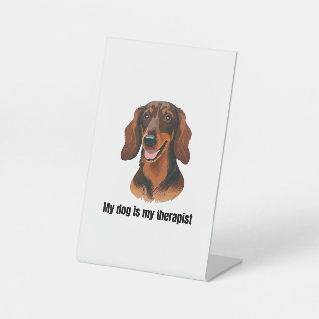 Dachshund Pedestal Sign (Front)