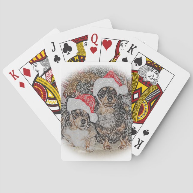 Dachshund Playing Cards (Back)