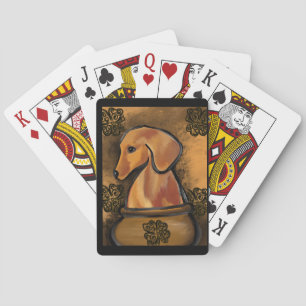 DACHSHUND          PLAYING CARDS