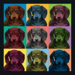 Dachshund Pop-Art Poster<br><div class="desc">Dachshund Pop-Art Poster</div>