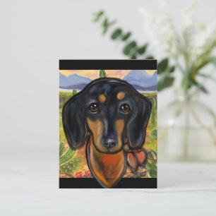 DACHSHUND       POSTCARD