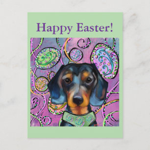 DACHSHUND  POSTCARD