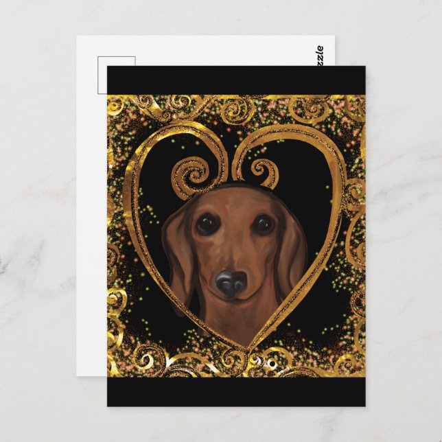 DACHSHUND   POSTCARD (Front/Back)