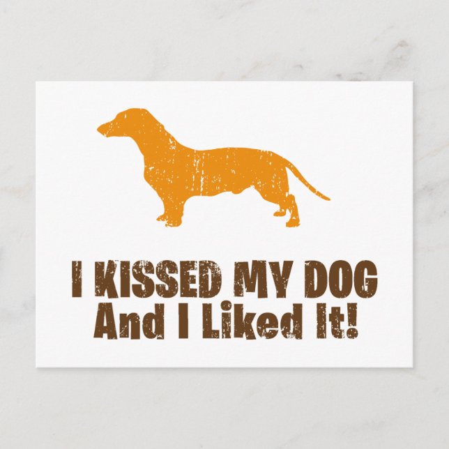 Dachshund Postcard (Front)