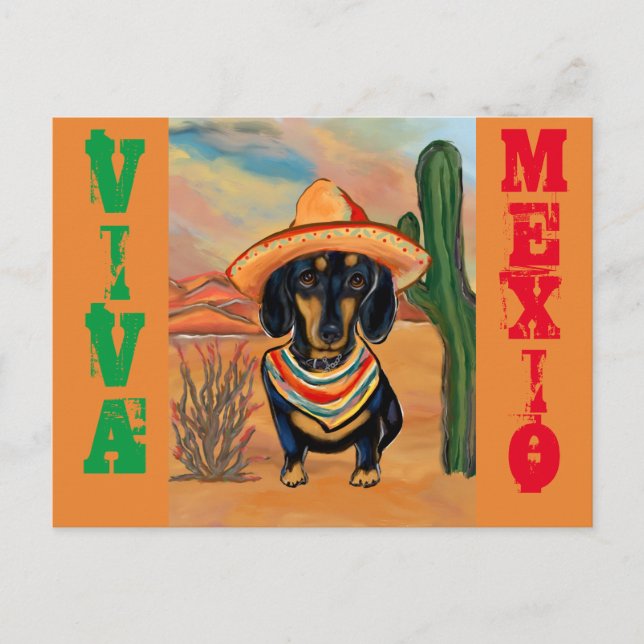 Dachshund Postcard (Front)