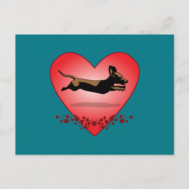 Dachshund Postcard (Front)