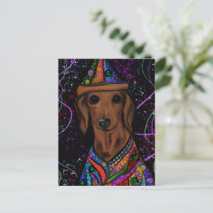 DACHSHUND          POSTCARD