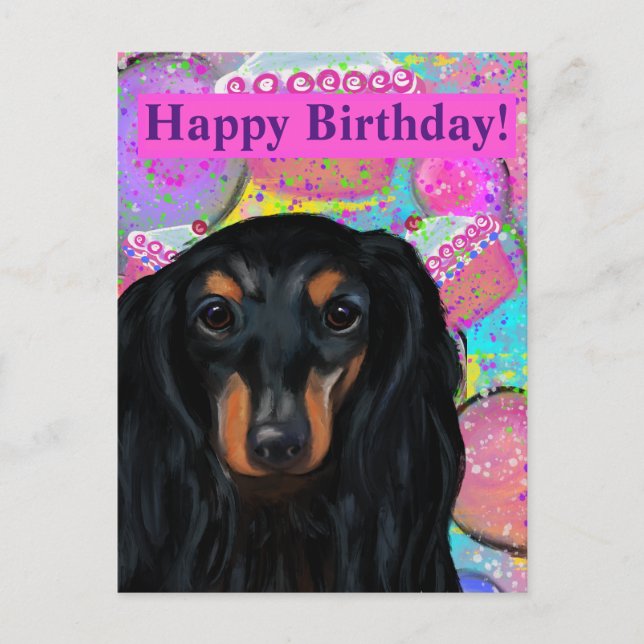 DACHSHUND       POSTCARD (Front)