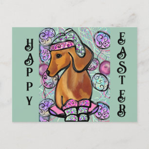 DACHSHUND        POSTCARD